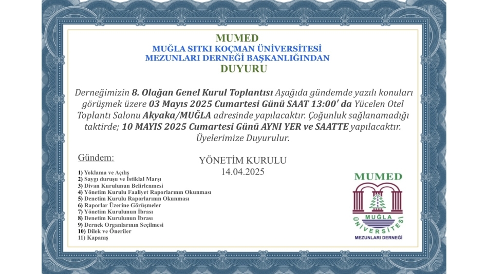 15. GELENEKSEL MUMED BULUŞMASI